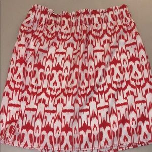 Buttons Patterned Skirt NWT Size L